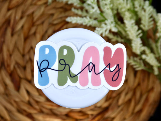 Pray Sticker