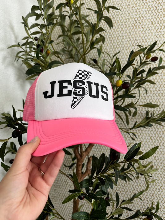 Jesus Pink Hat