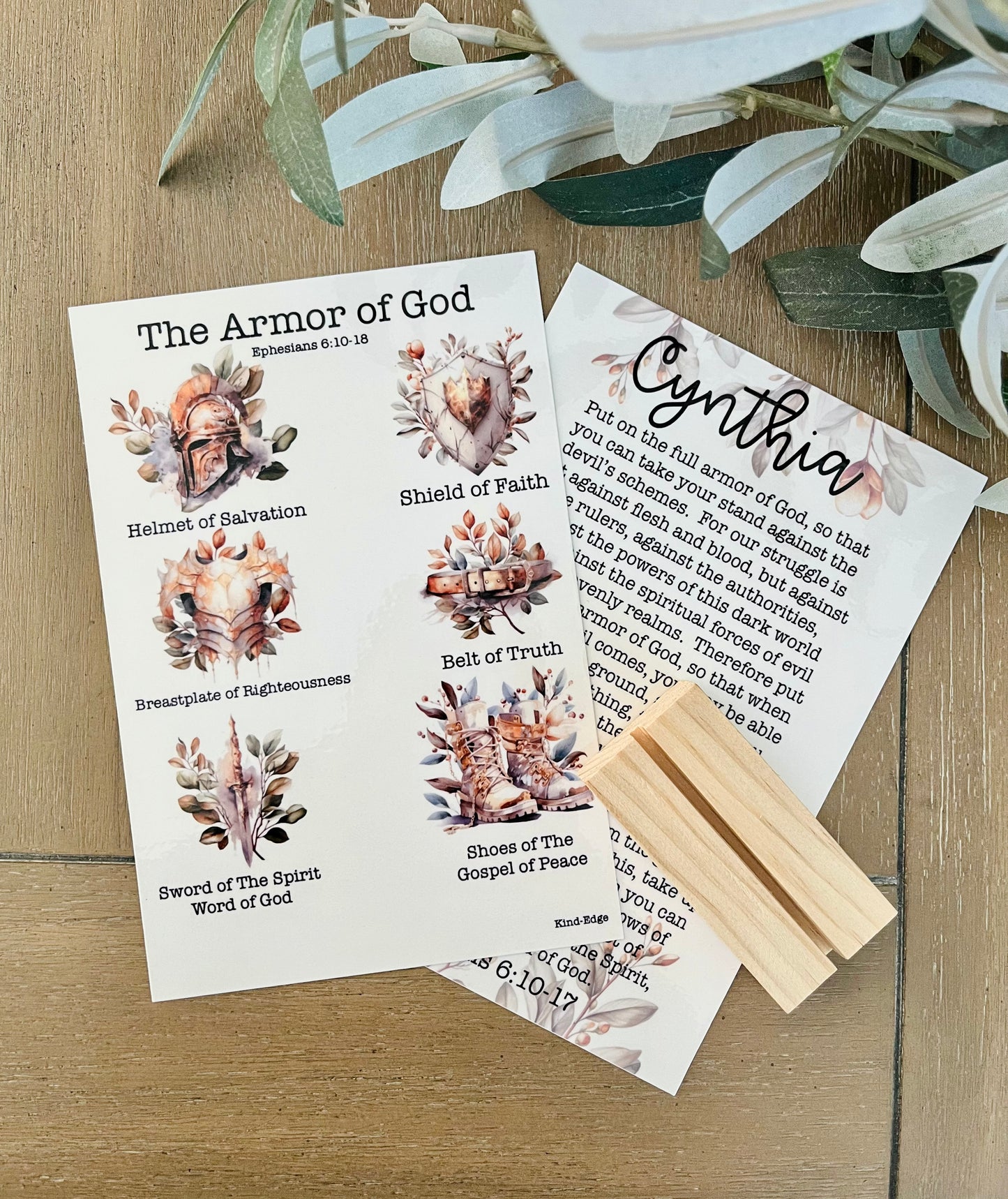 The Armor of God Display