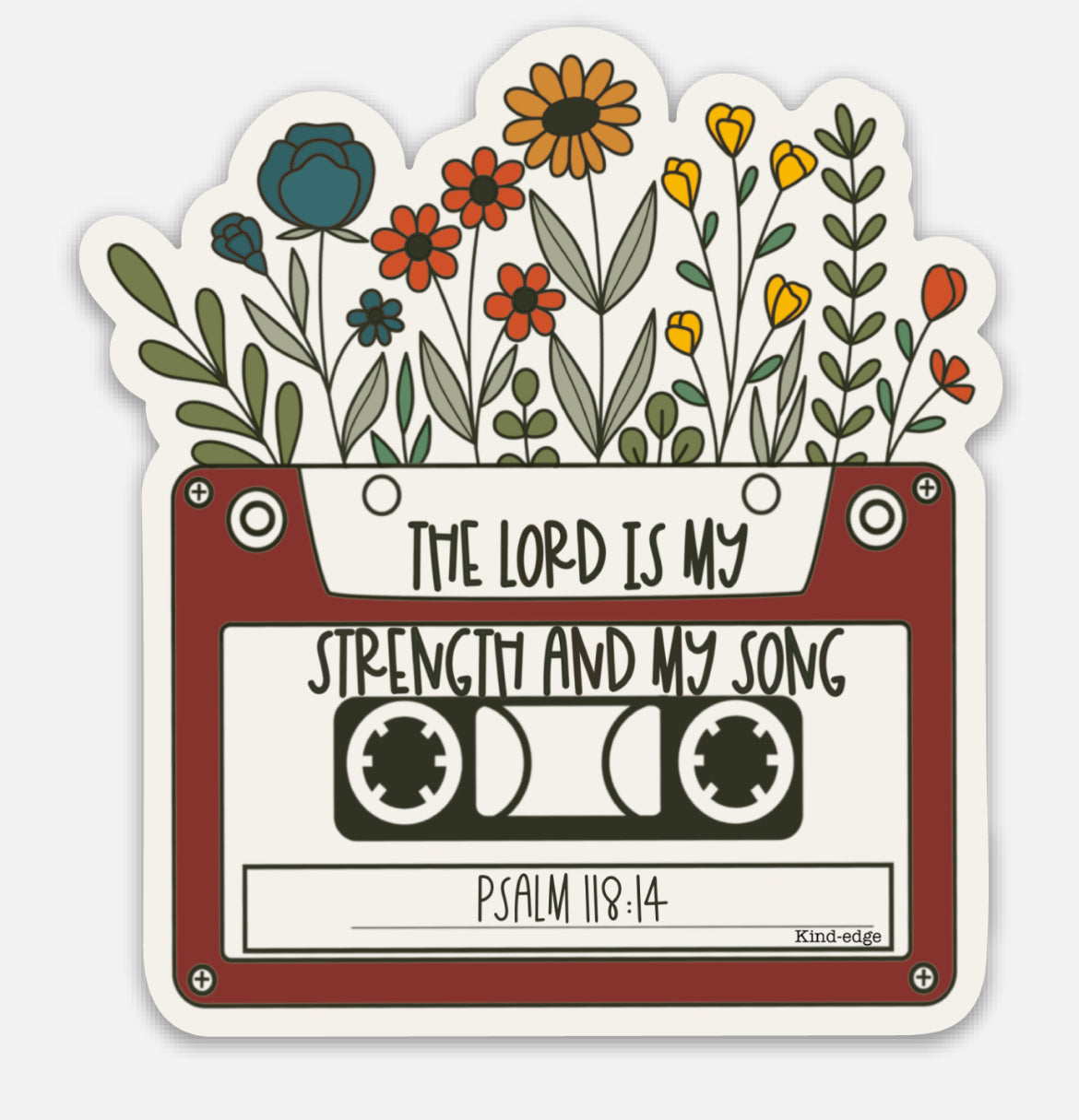 Psalm 118:14 Sticker