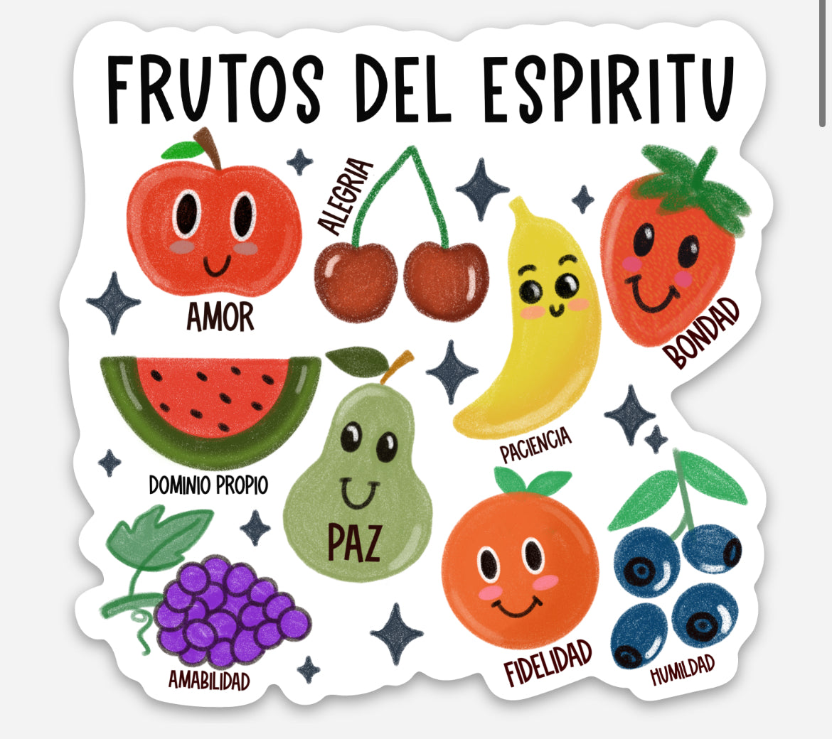 Frutos Del Espíritu Calcamonia