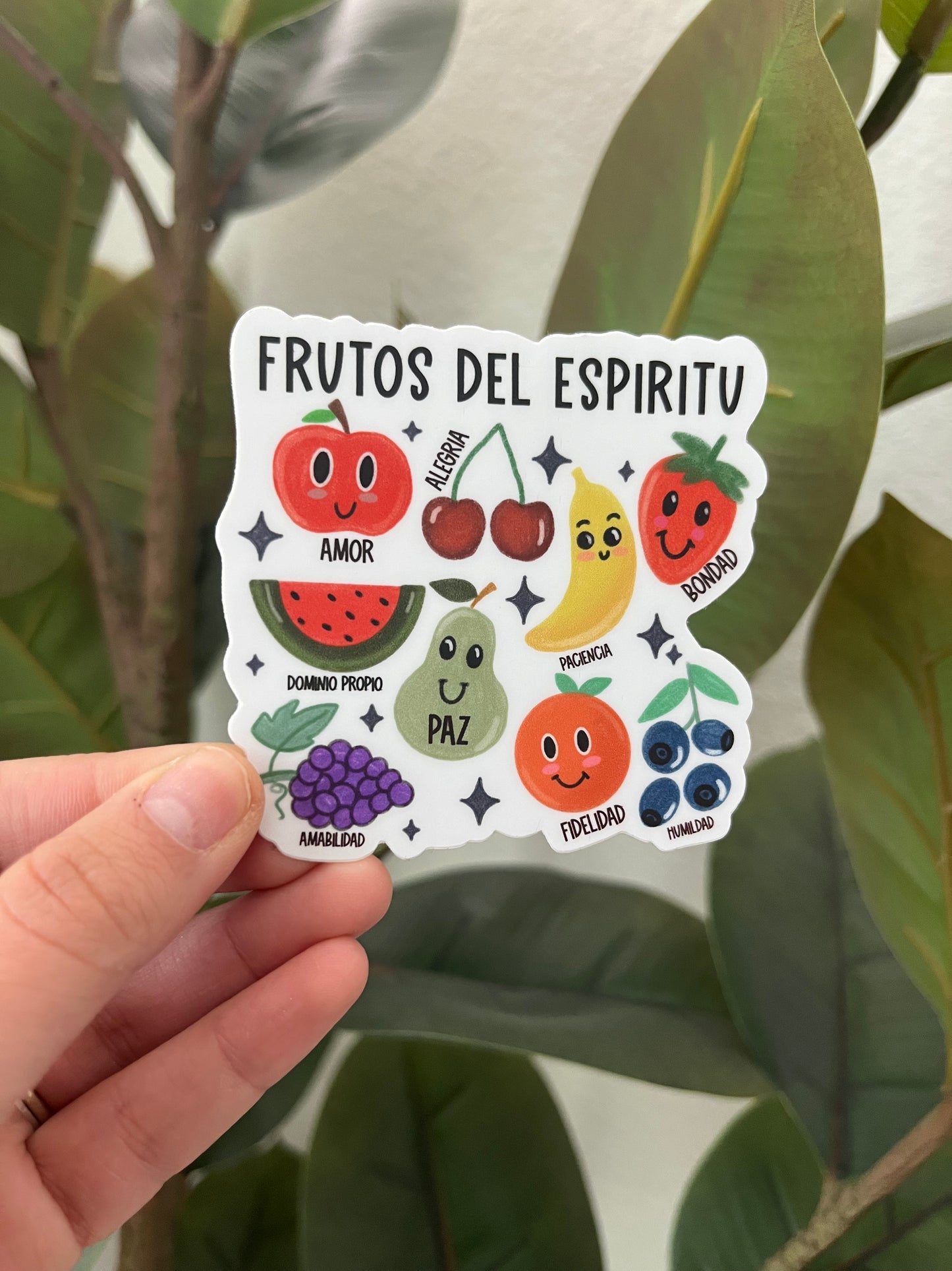 Frutos Del Espíritu Calcamonia