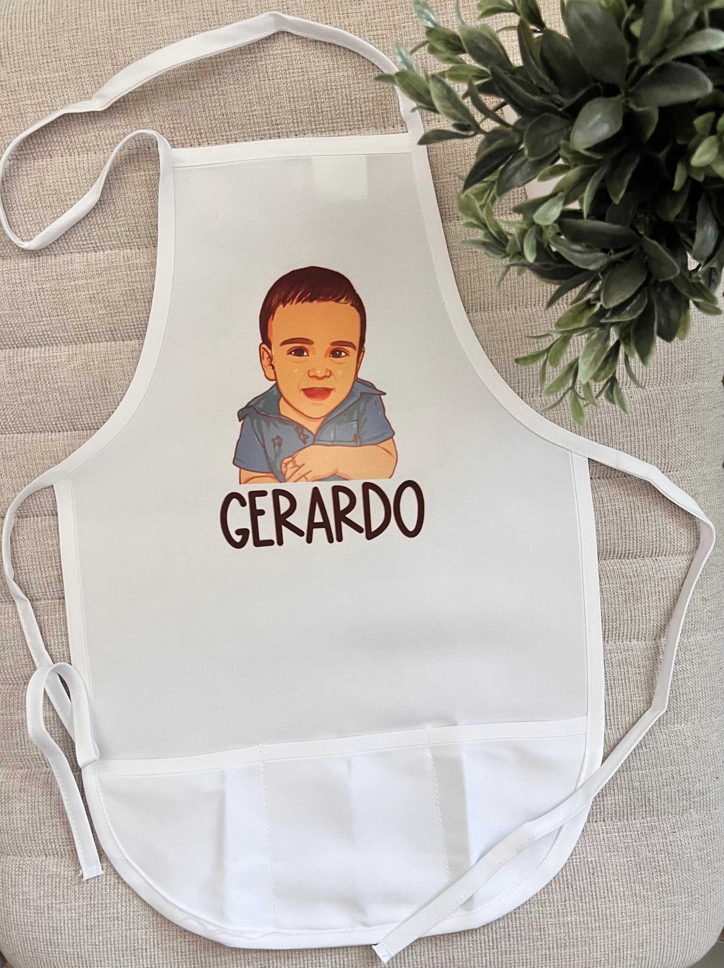 Delantal infantil personalizado