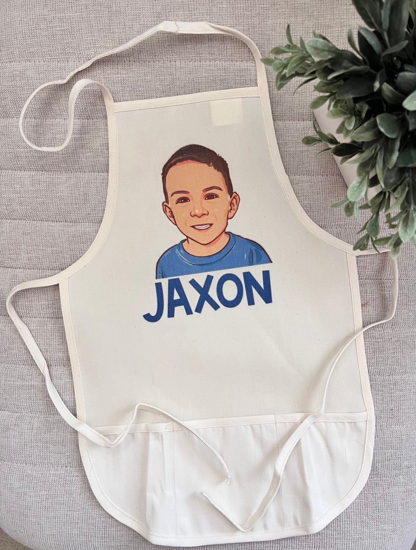 Delantal infantil personalizado