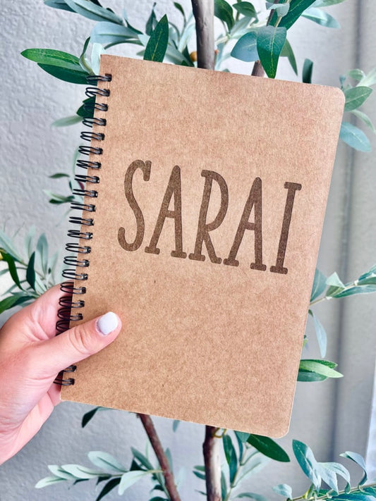 Name Engraved Notebook